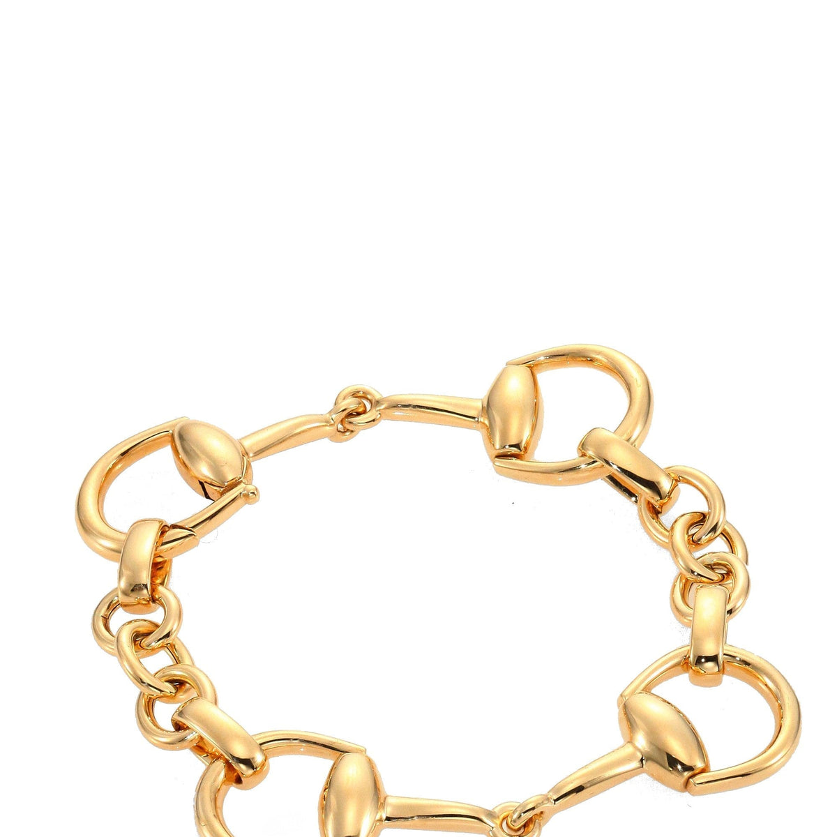 Gucci 18K Yellow Gold Horsebit Bracelet