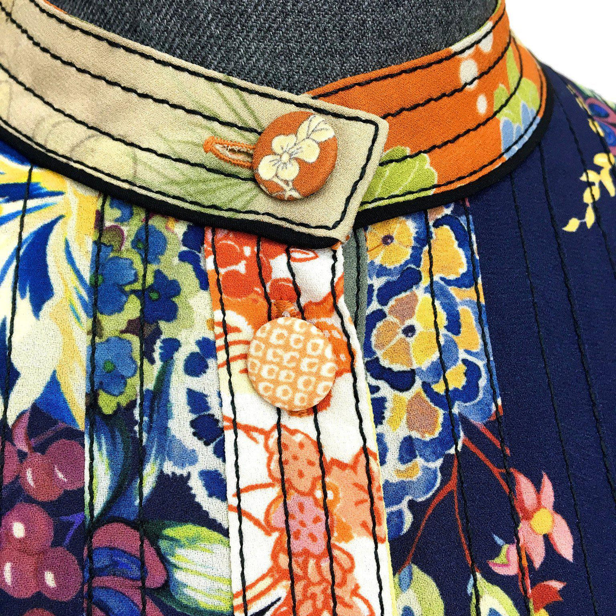 Gucci Ace Juice Print Silk Belted Dress Size M NWT