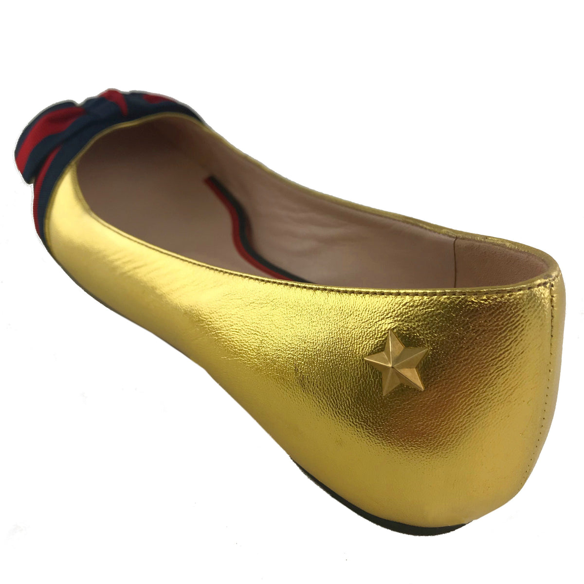Gucci Aline Leather Flats Size 8
