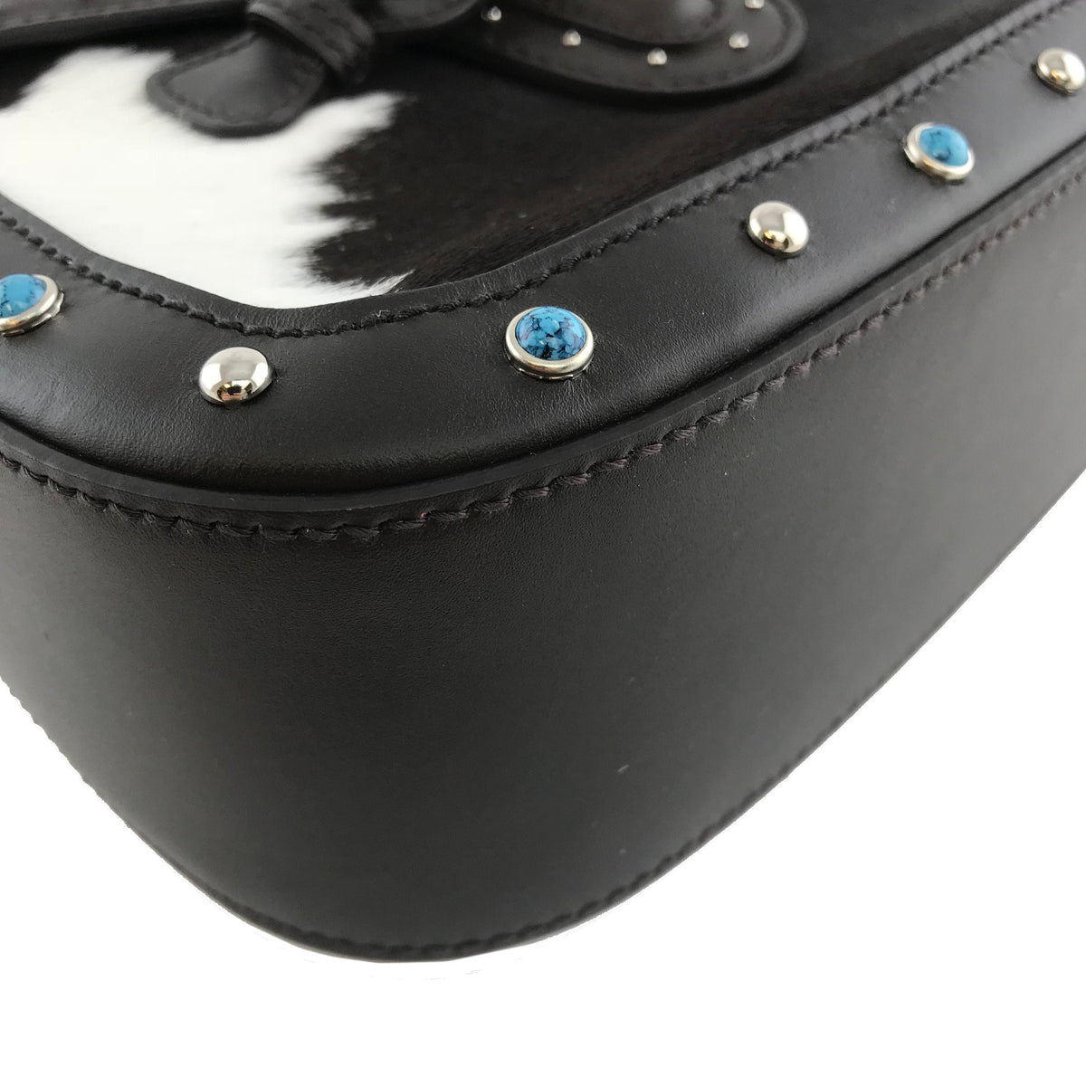 Gucci Cow Print Medium Lady Web Bag