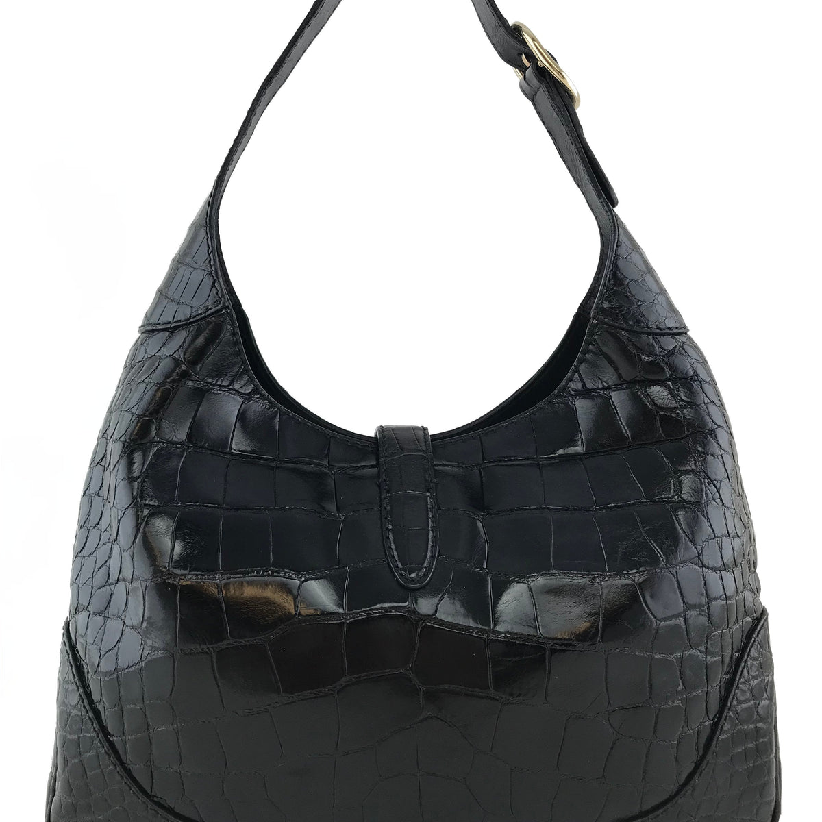 Gucci Crocodile Jackie O Hobo Bag
