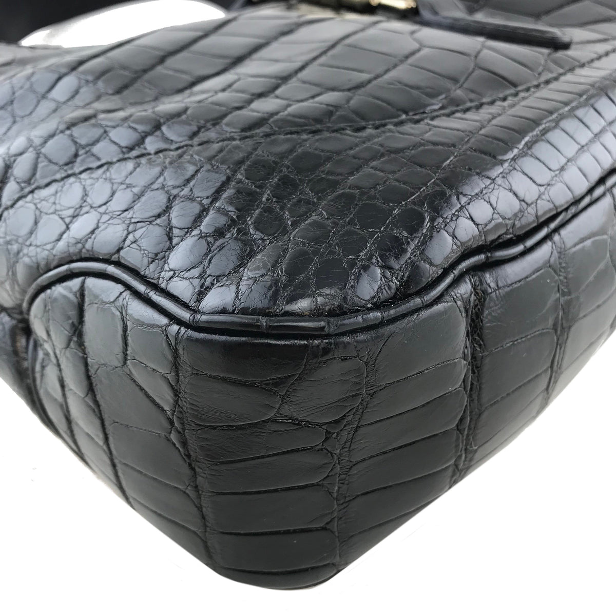 Gucci Crocodile Jackie O Hobo Bag