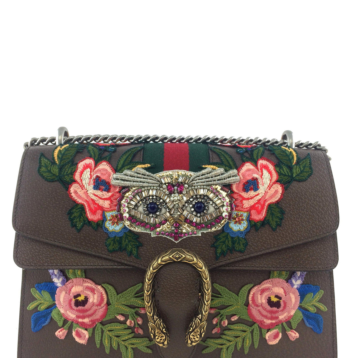Gucci Dionysus Medium Embroidered Shoulder Bag NEW