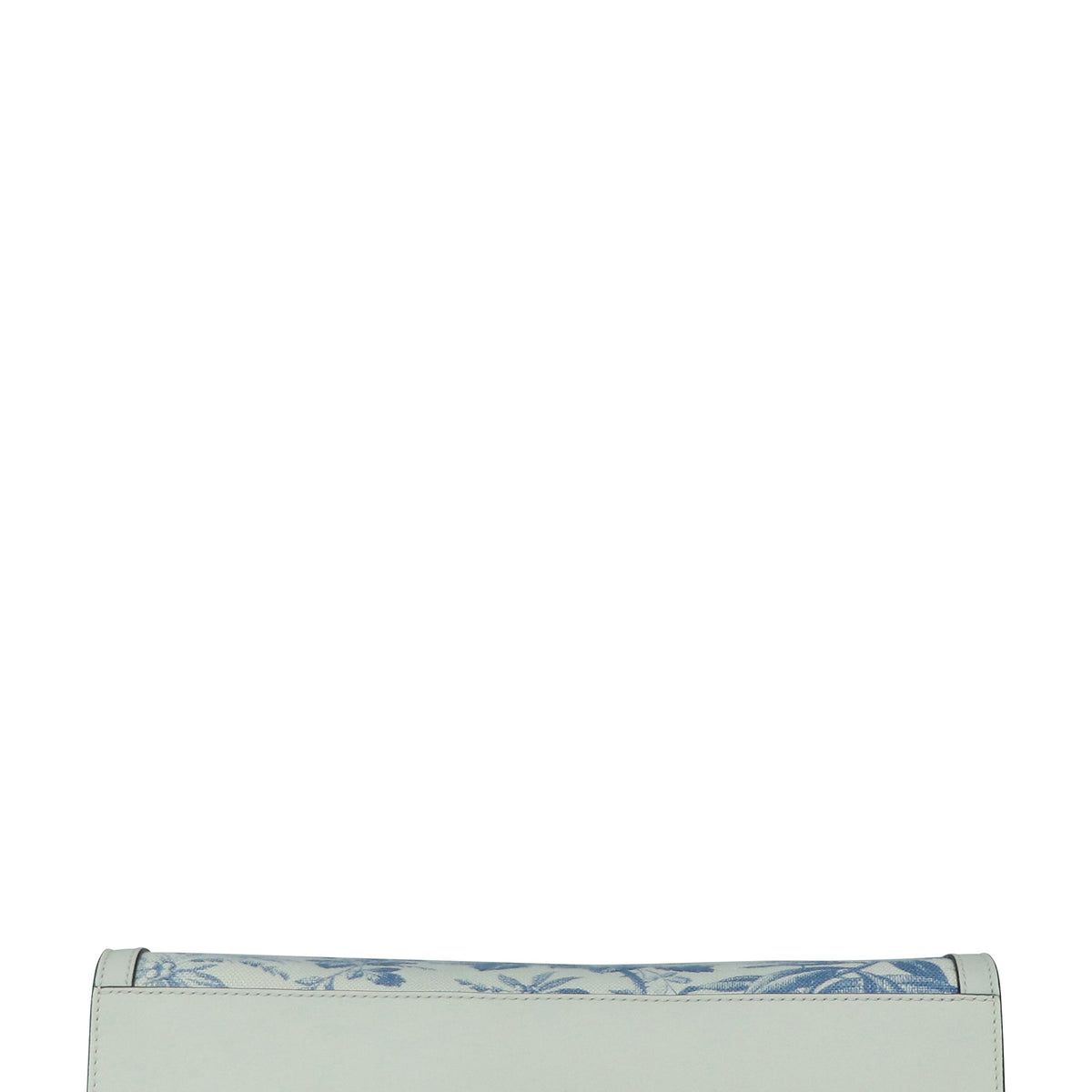 GG Ribbon Herbarium Floral Print Tote White