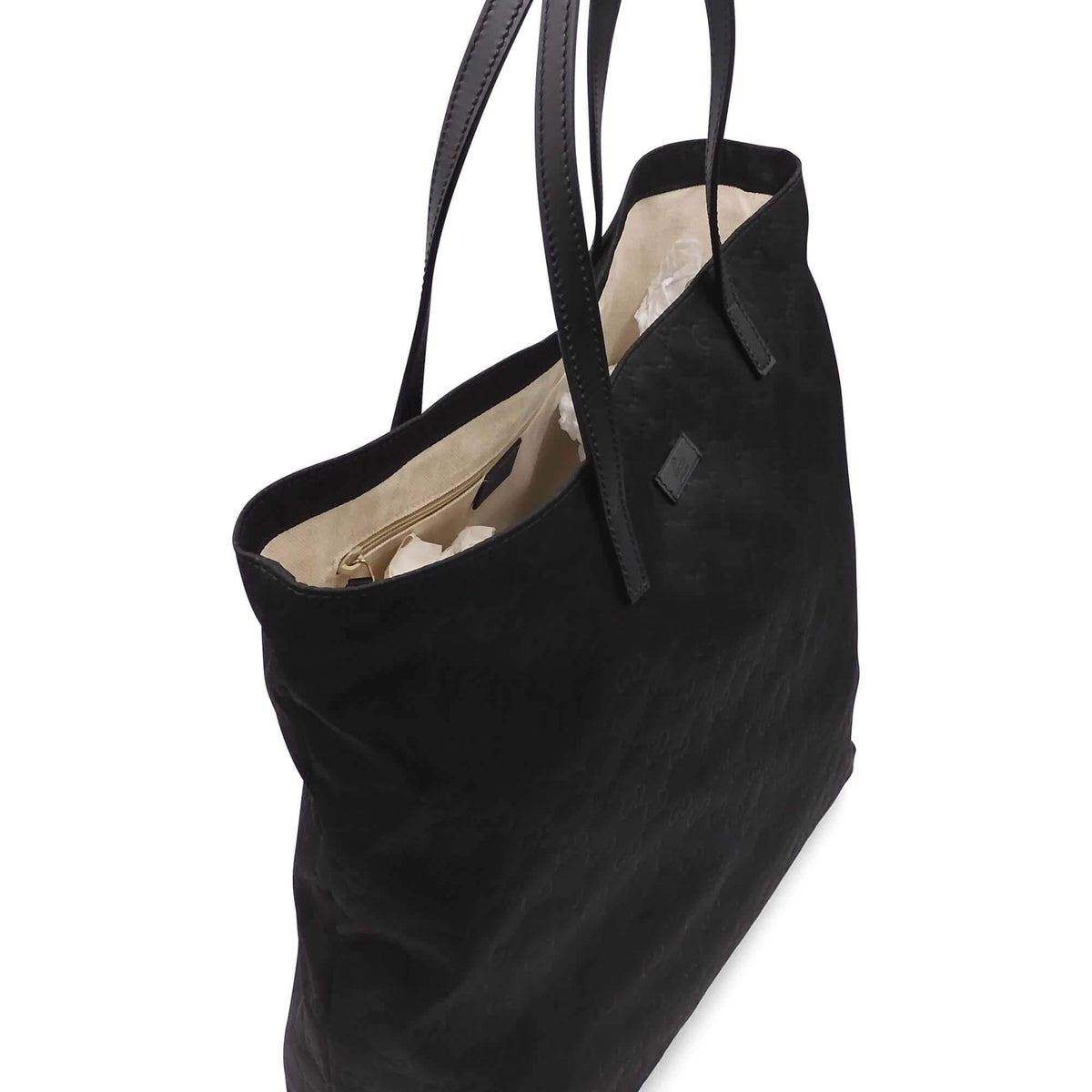 Guccissima Tall Tote Black