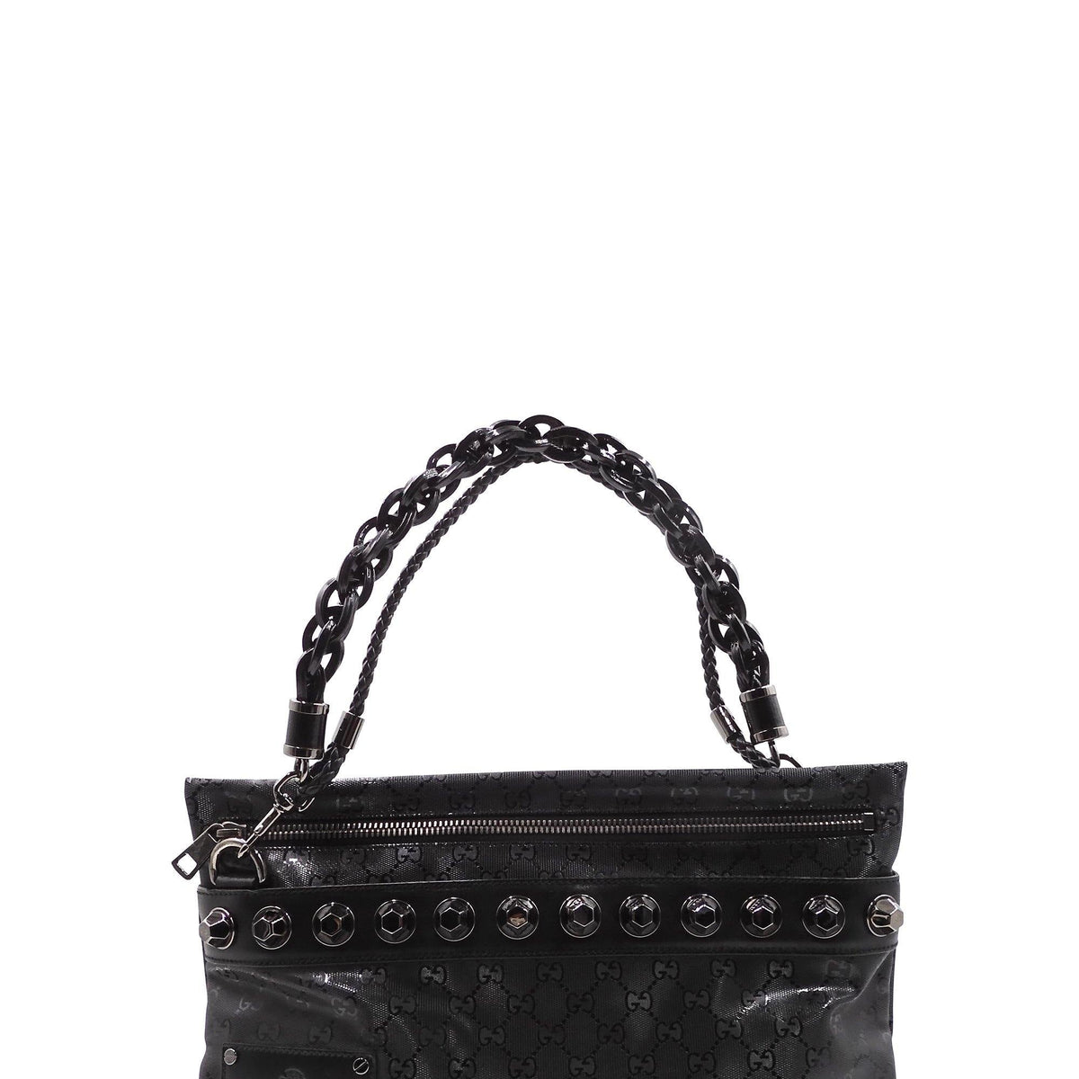 Imprime Studded Shoulder Bag