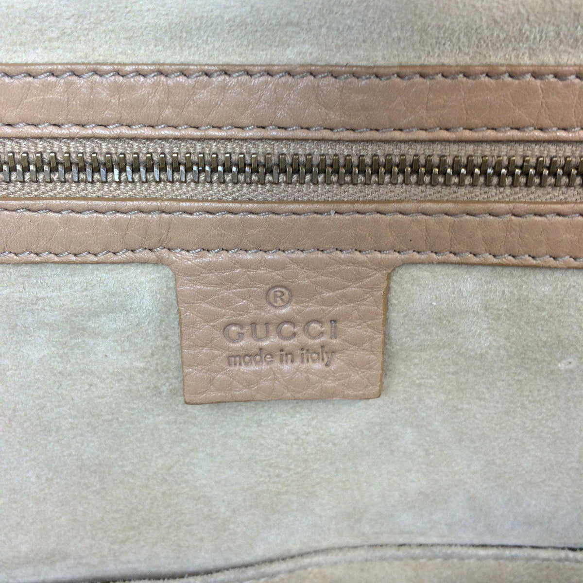 Gucci Leather Large GG Satchel Flap Bag