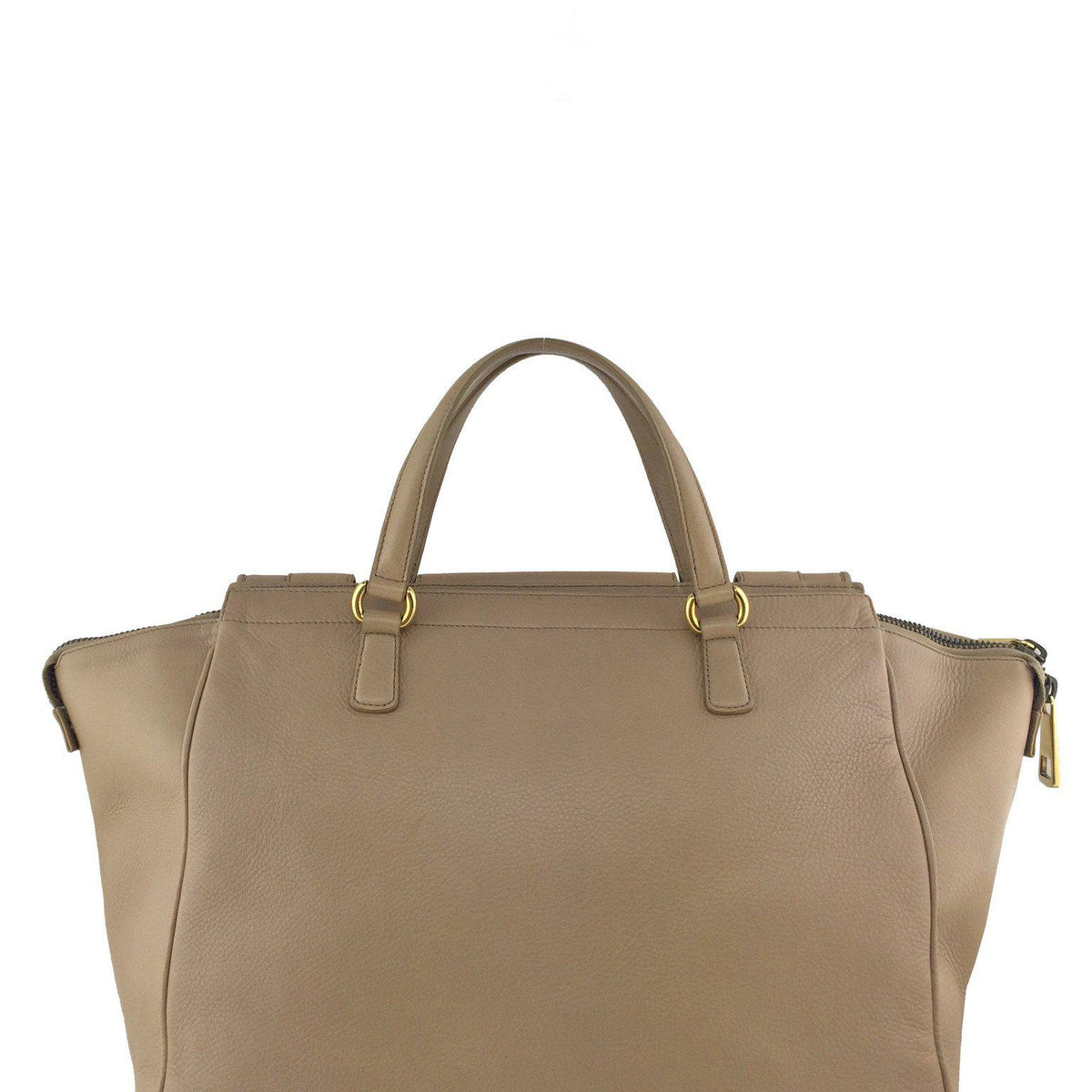 Gucci Leather Large GG Satchel Flap Bag