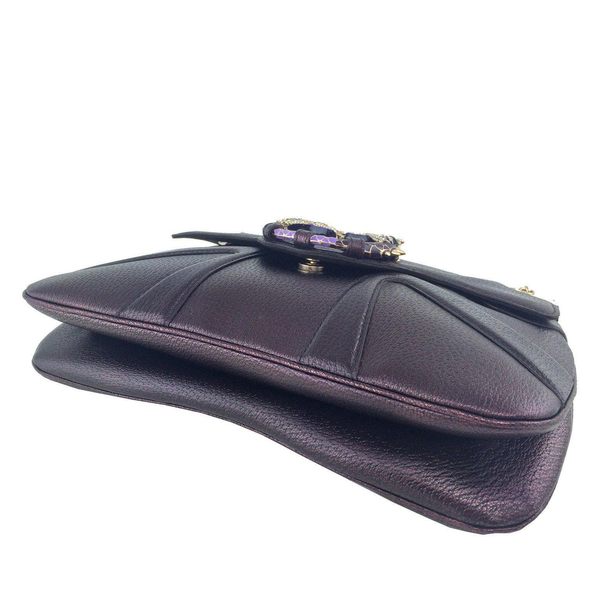 Gucci Limited Edition Tom Ford Leather Jeweled Dragon Bag