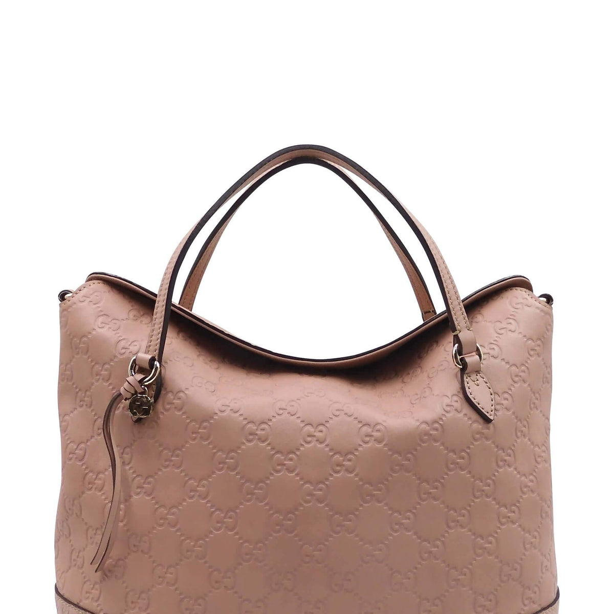 Microguccissima Foldover Top Satchel Pink