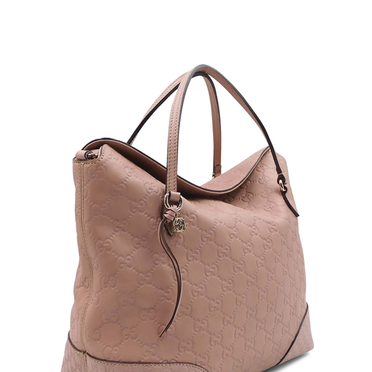 Microguccissima Foldover Top Satchel Pink