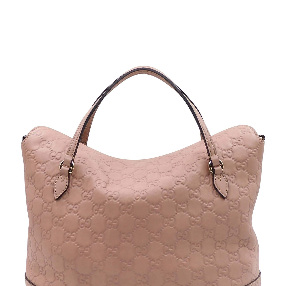 Microguccissima Foldover Top Satchel Pink