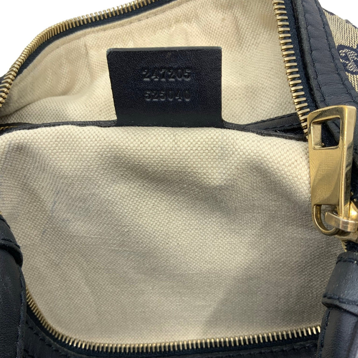 Gucci Monogram Canvas Web Boston Bag with Shoulder Strap
