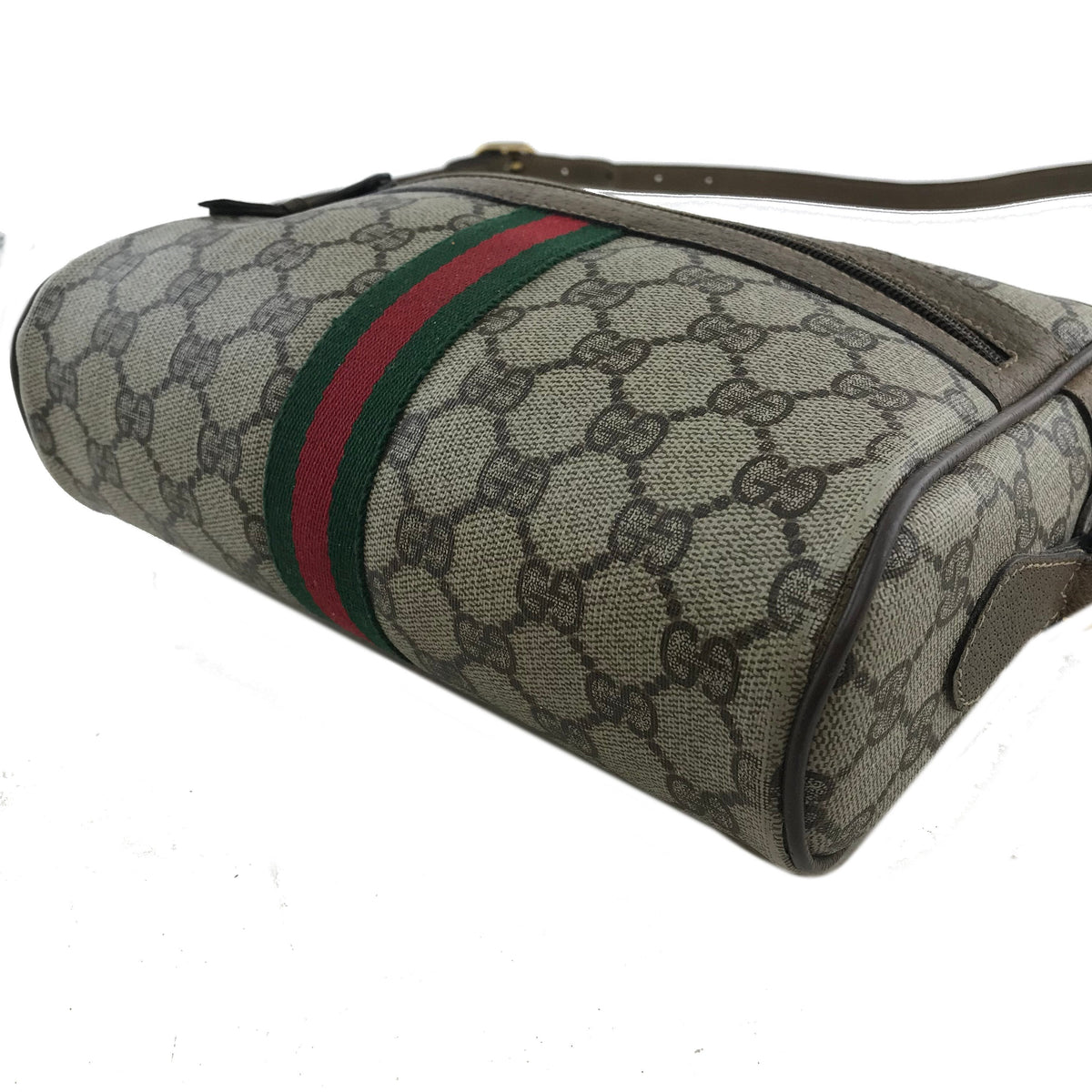 Gucci Monogram Web Camera Crossbody Bag