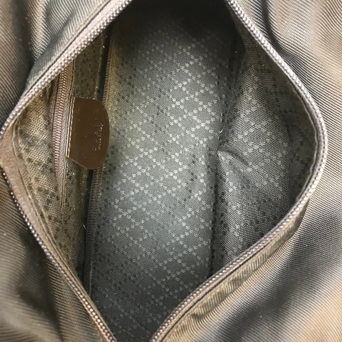 Gucci Nylon Bamboo Handle Bag