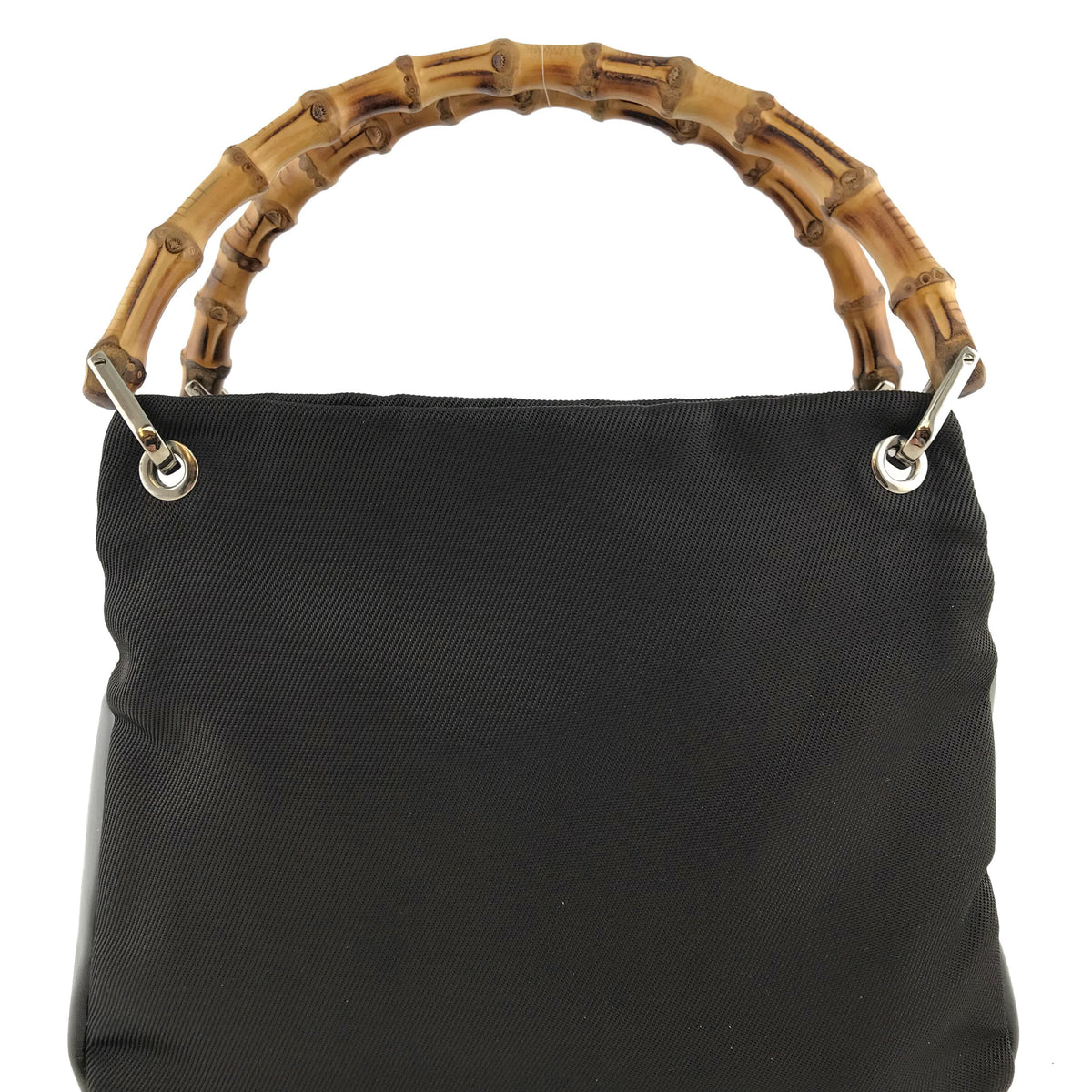 Gucci Nylon Bamboo Handle Bag