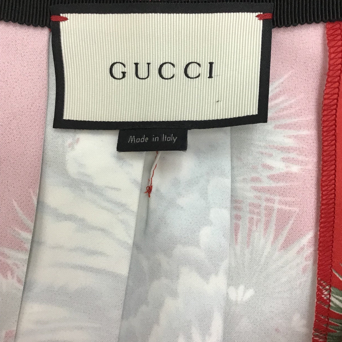 Gucci Oriental Eagle Pleated Silk Skirt Size M