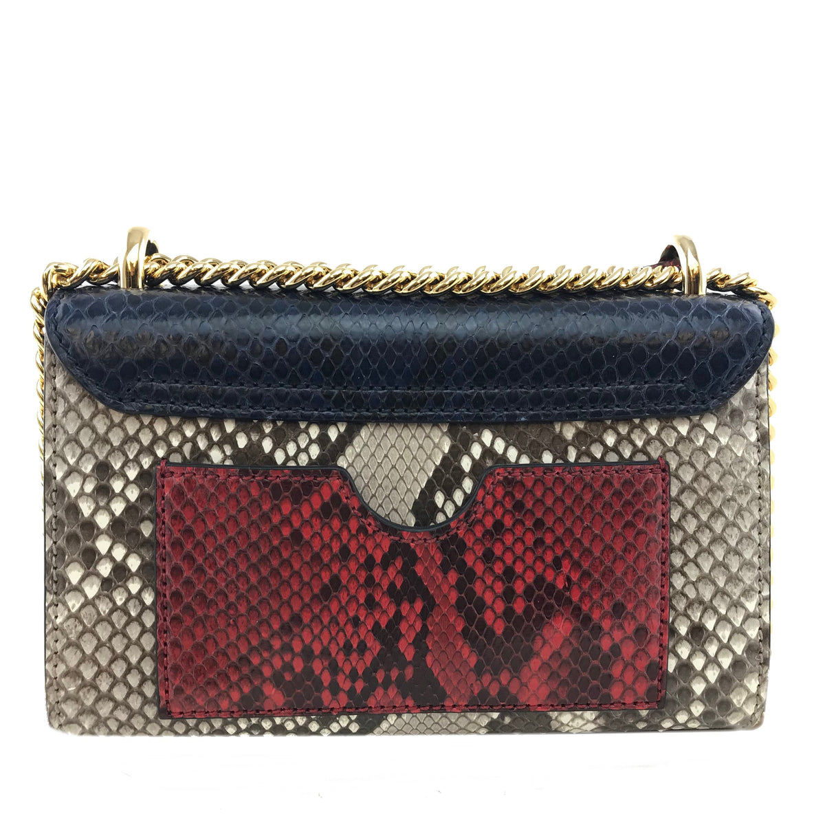 Gucci Padlock Small Python Shoulder Bag