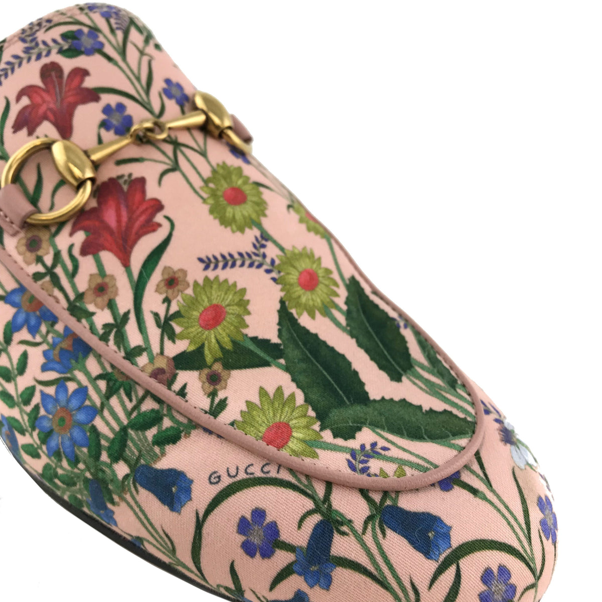 Gucci Princetown New Flora Horsebit Mule Size 6.5