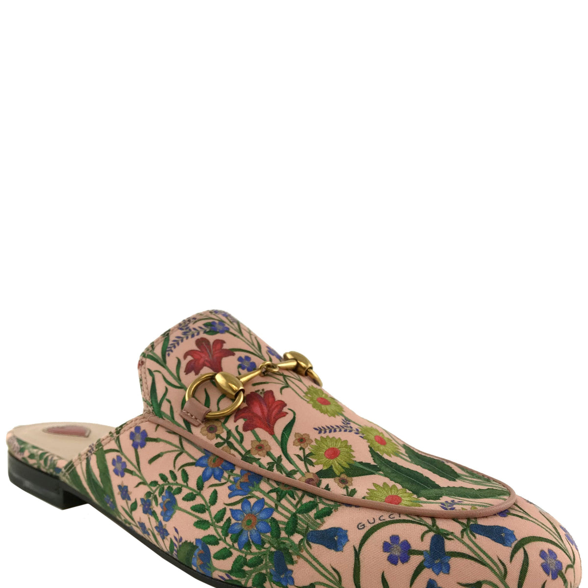 Gucci Princetown New Flora Horsebit Mule Size 6.5