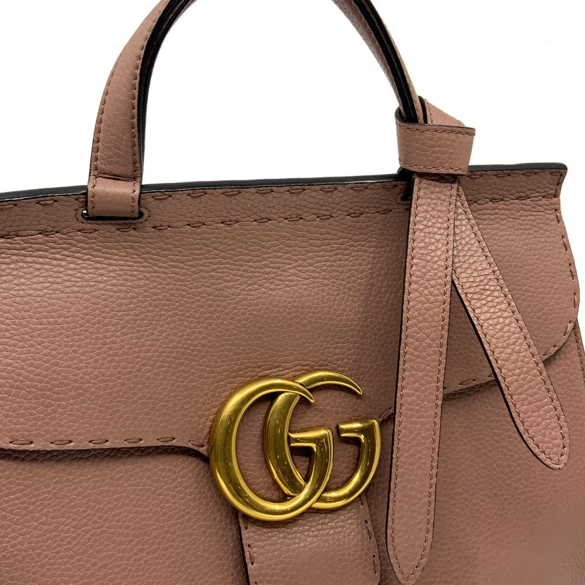 Gucci Small GG Marmont Top Handle Bag