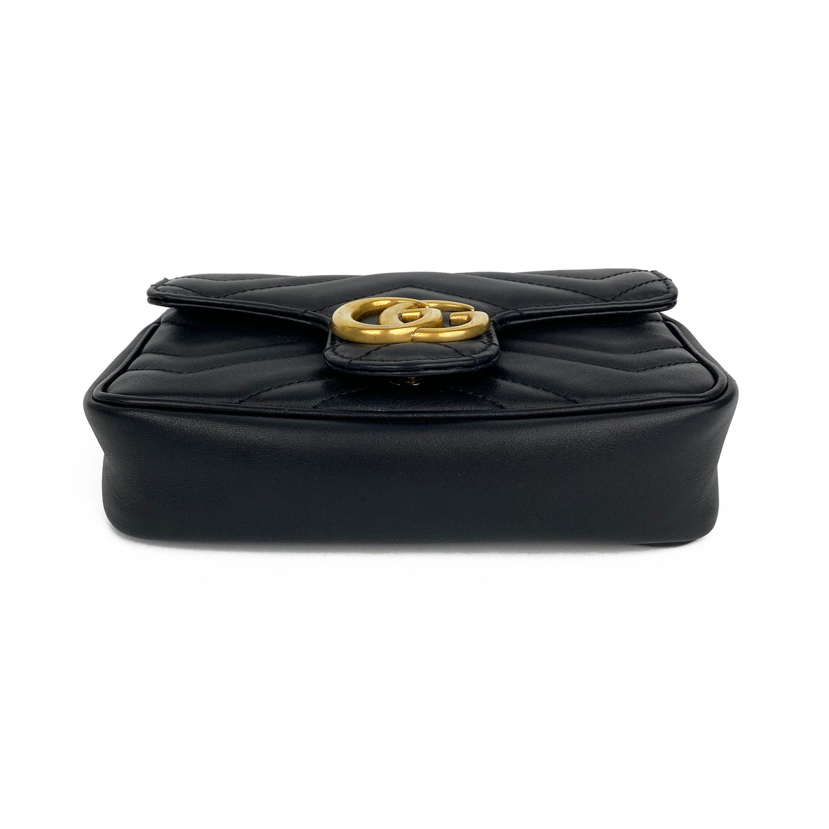 Gucci Black Super Mini Marmont Bag