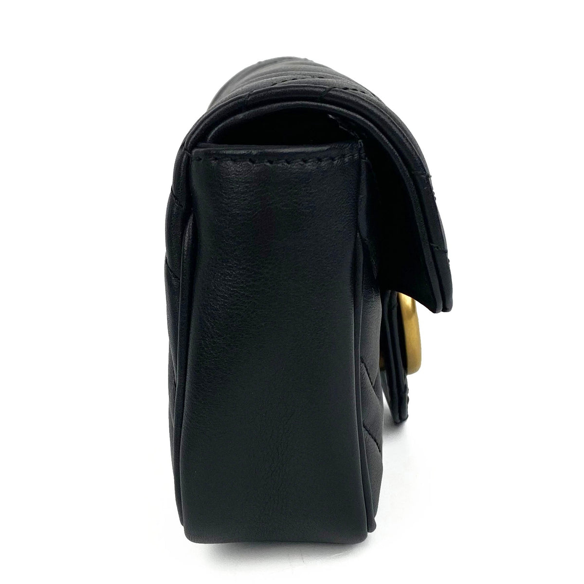 Gucci Black Super Mini Marmont Bag