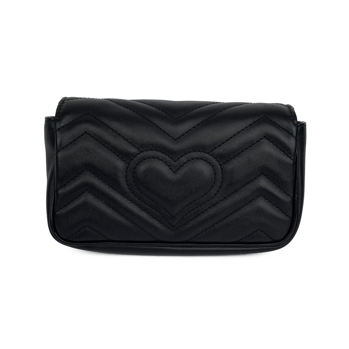 Gucci Black Super Mini Marmont Bag