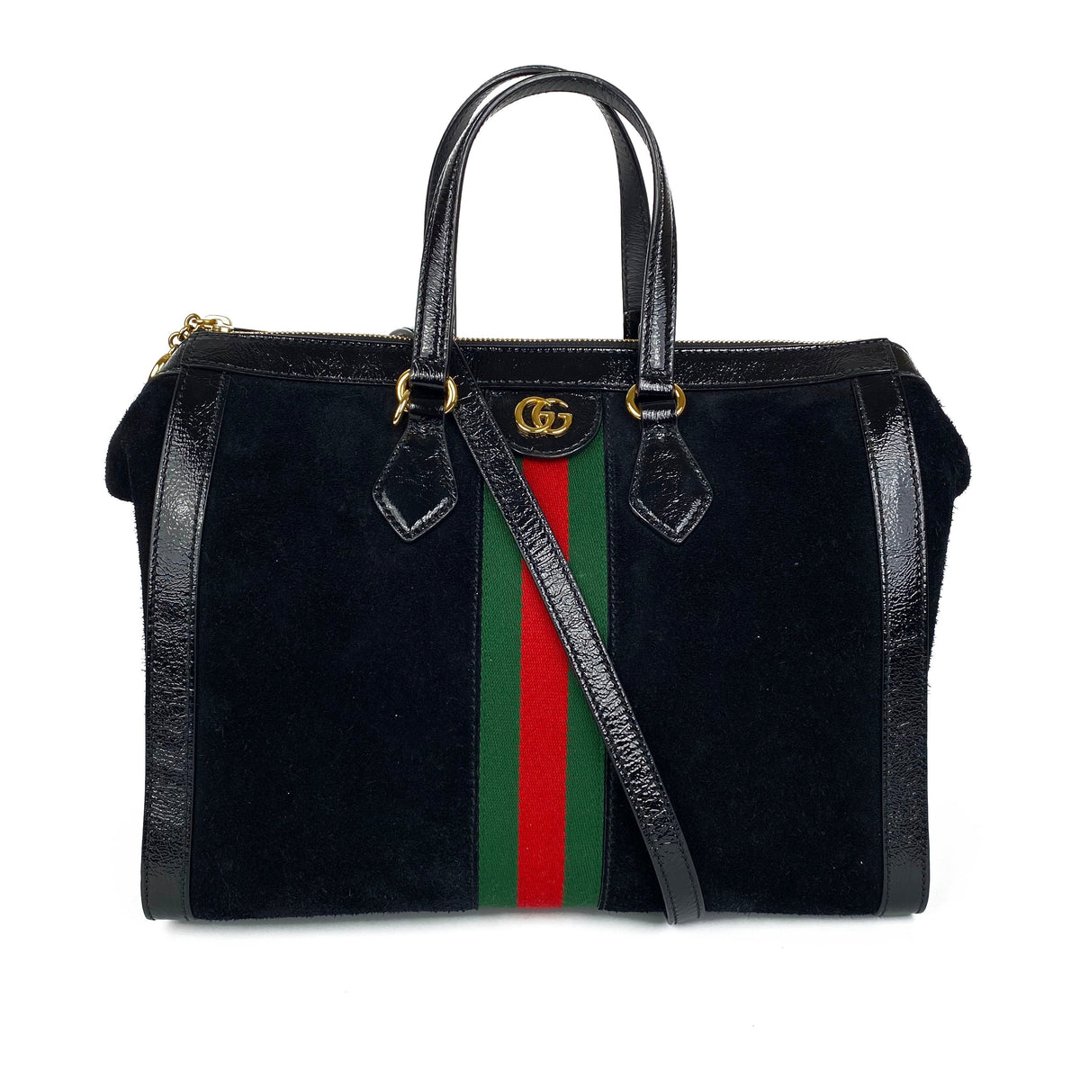 Gucci GG Black Medium Ophidia Tote