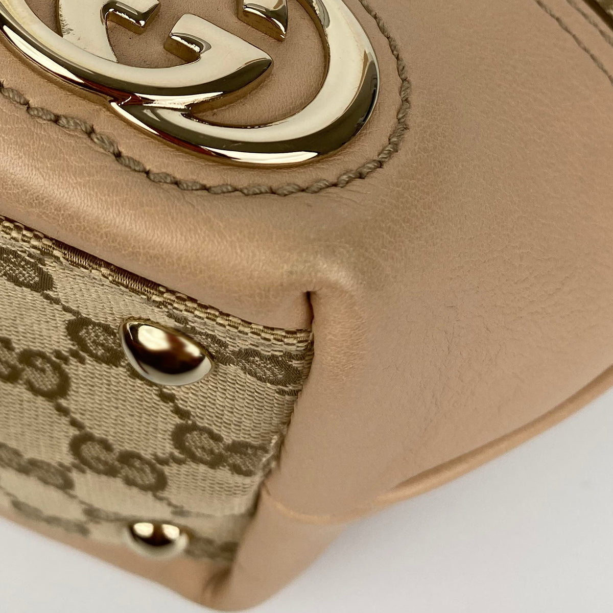 Gucci GG Logo Monogram Shoulder Bag