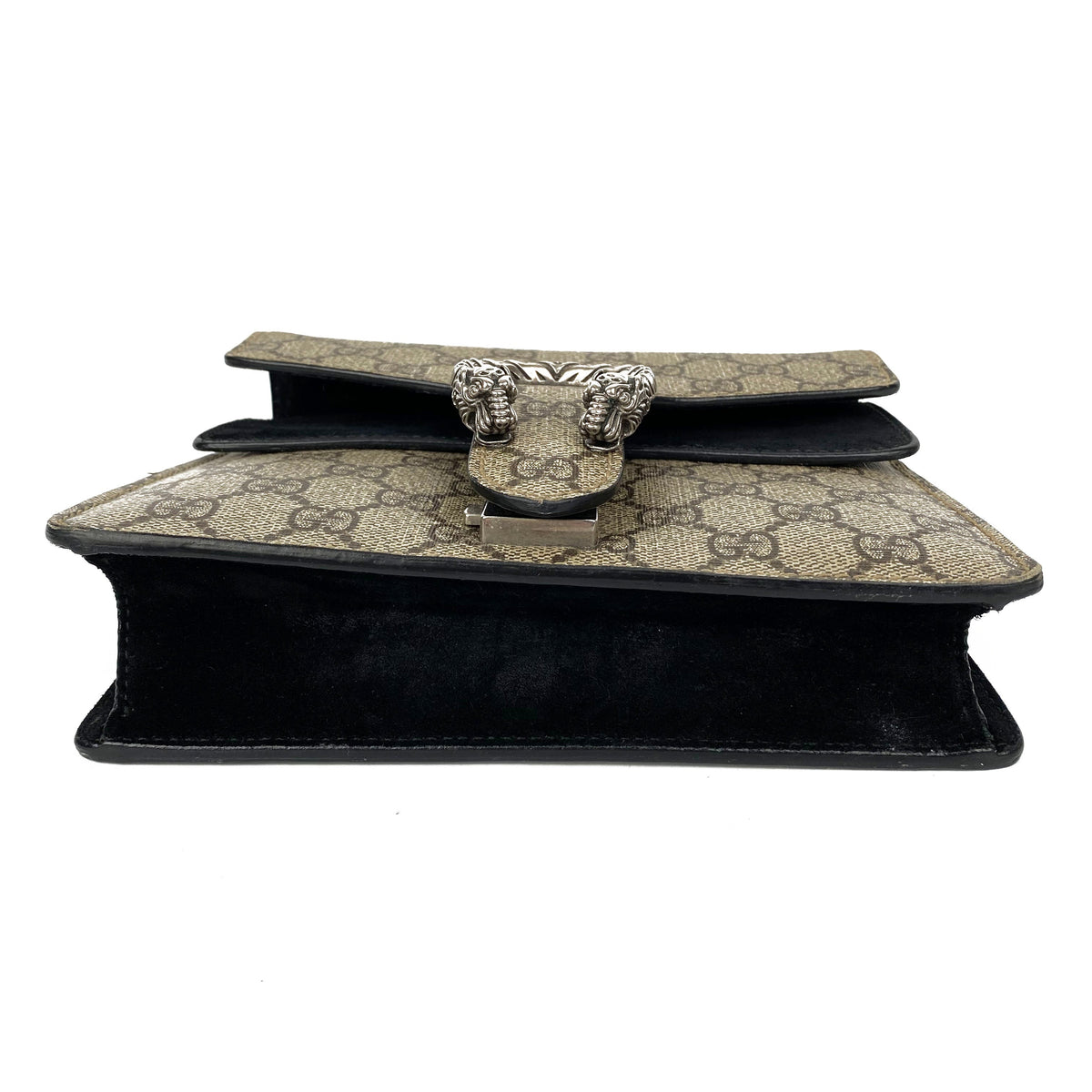 Gucci GG Supreme Mini Dionysus Bag with Black Trim