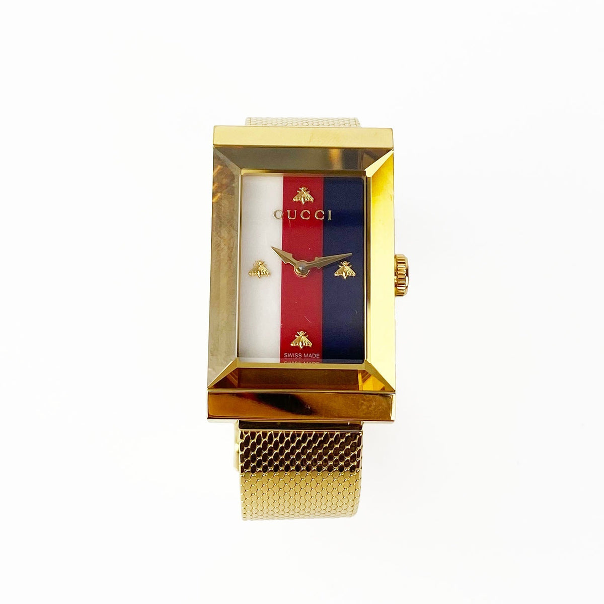 Gucci Gold G-Frame Watch