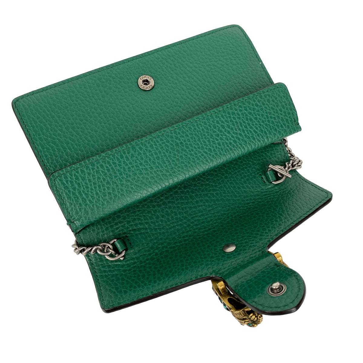 Gucci Green Super Mini Dionysus Bag