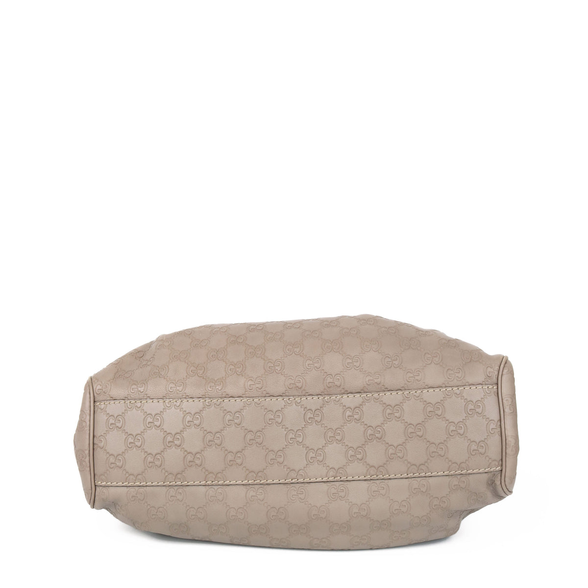 Gucci Grey Monogram Sukey Leather Tote