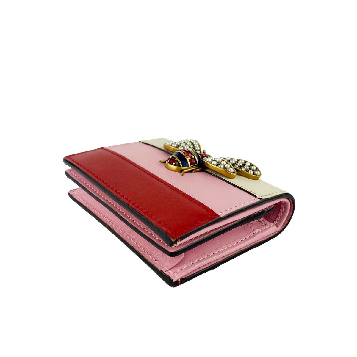 Gucci Lilith Bee Compact Wallet