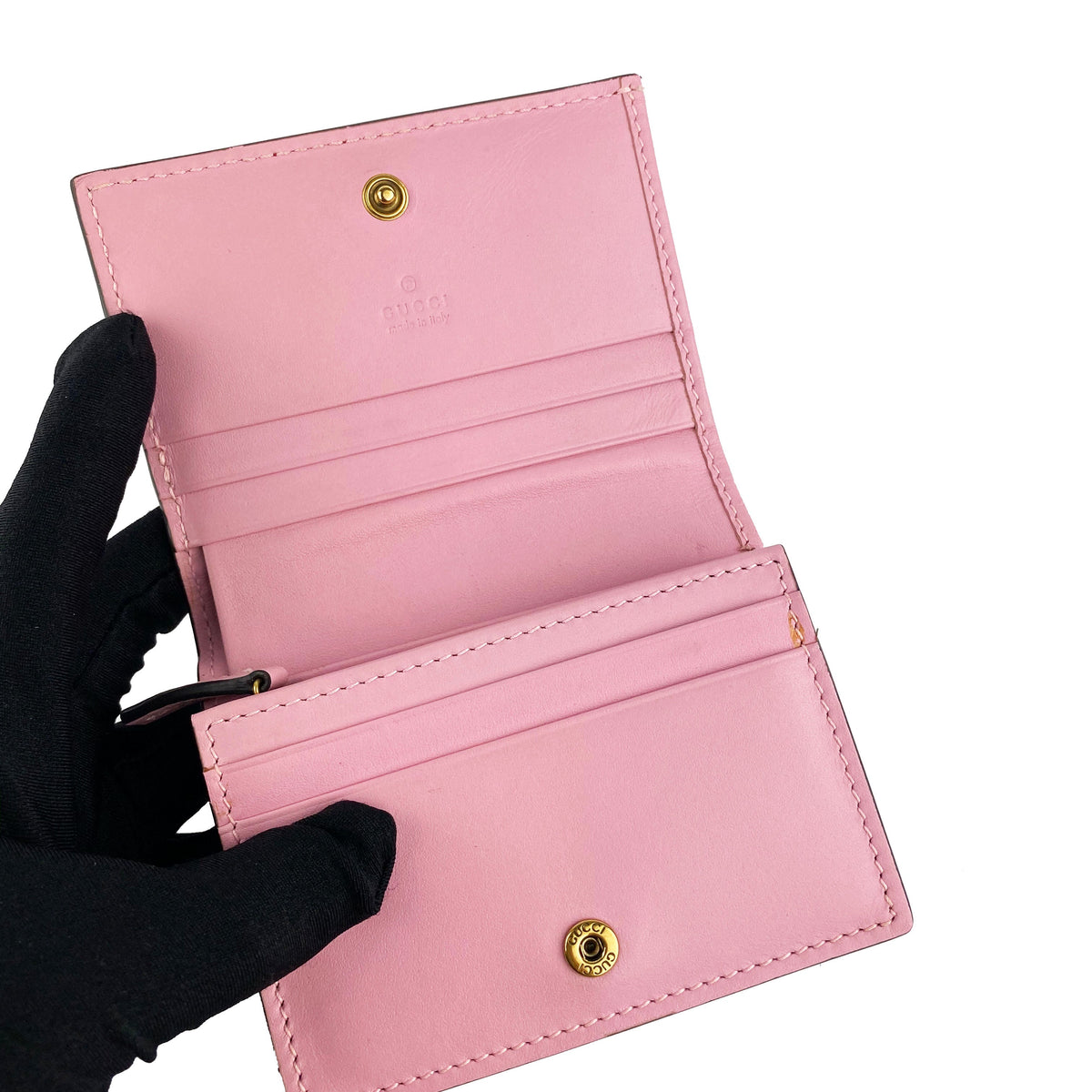 Gucci Lilith Bee Compact Wallet