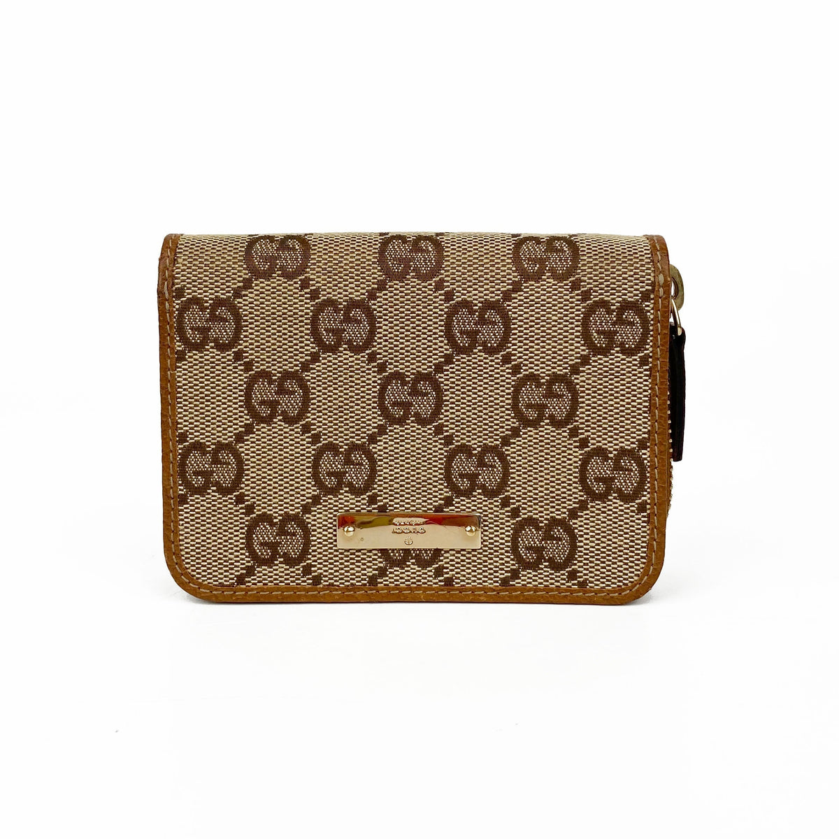 Gucci Monogram Zipped Cardholder