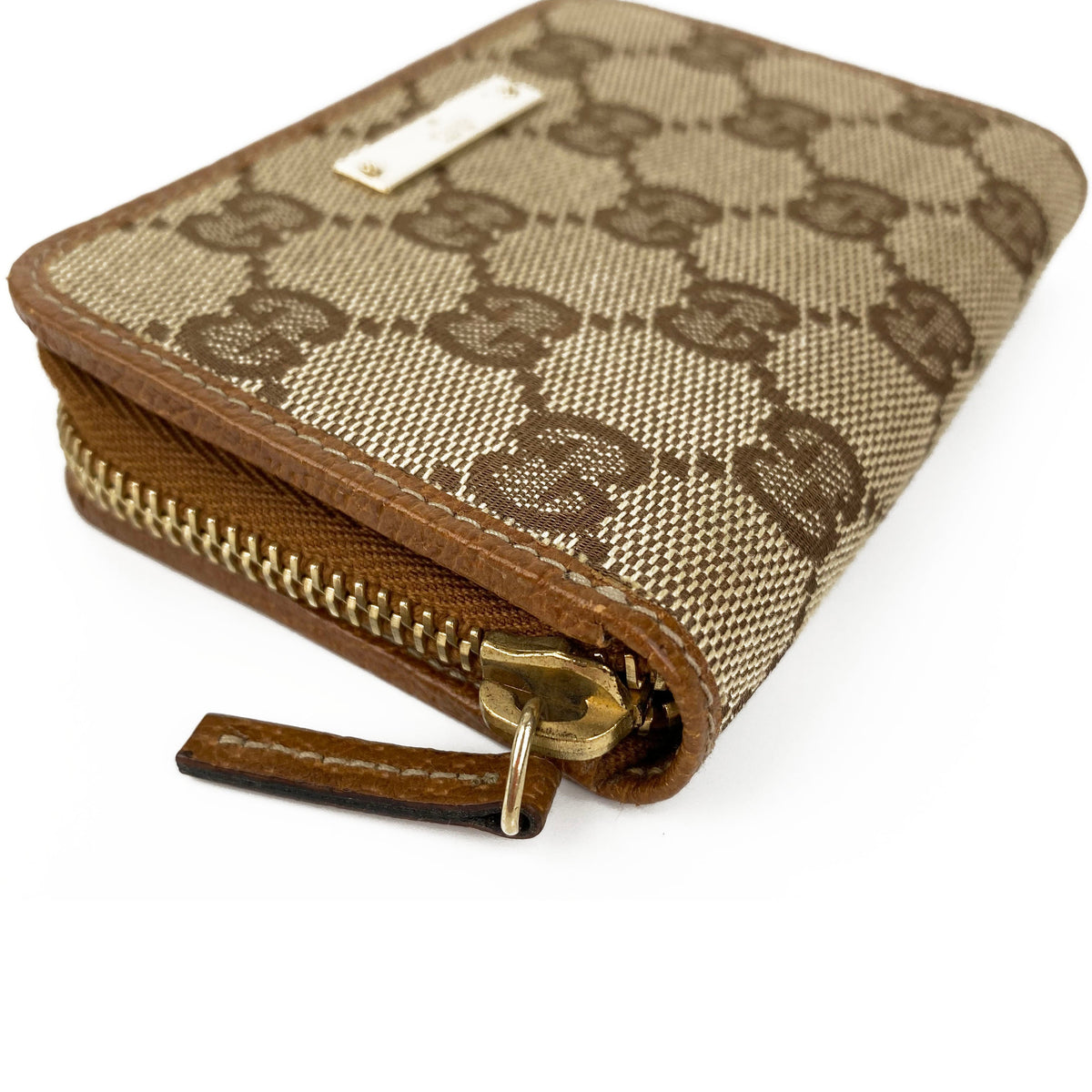 Gucci Monogram Zipped Cardholder