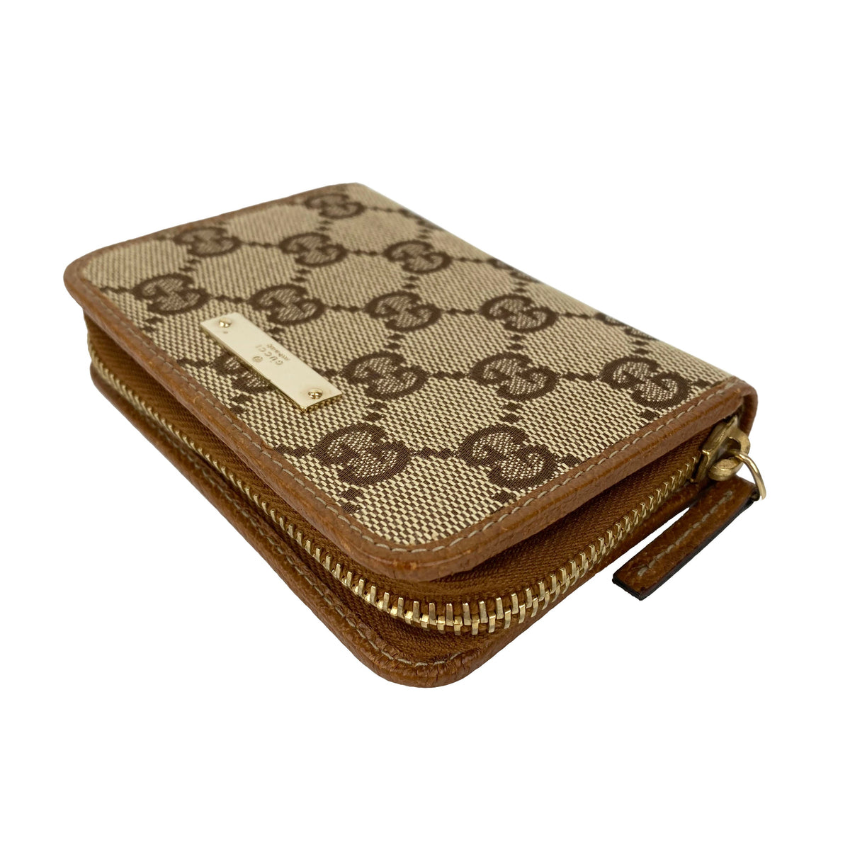 Gucci Monogram Zipped Cardholder