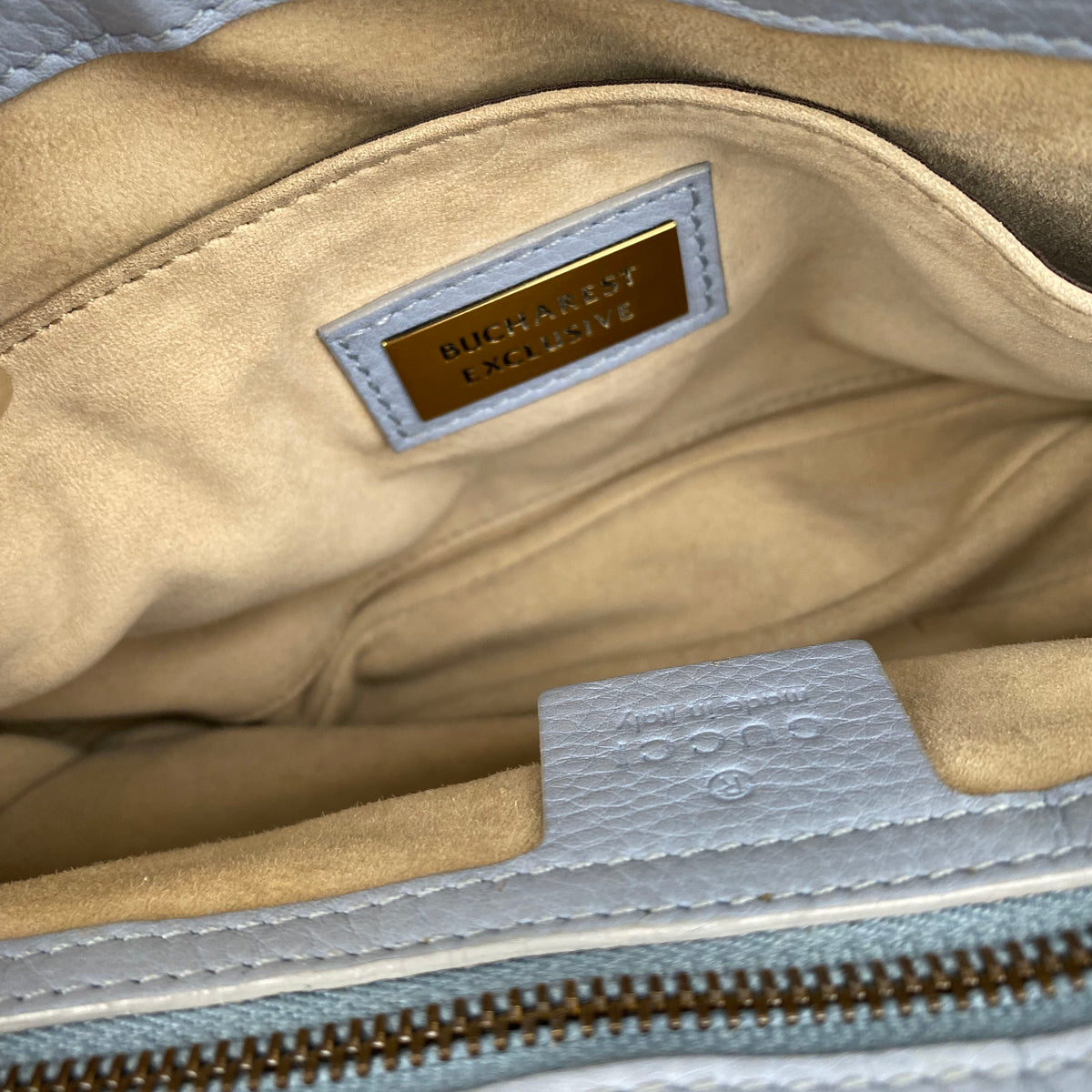 Gucci Pale Blue 1973 Bucharest Bag