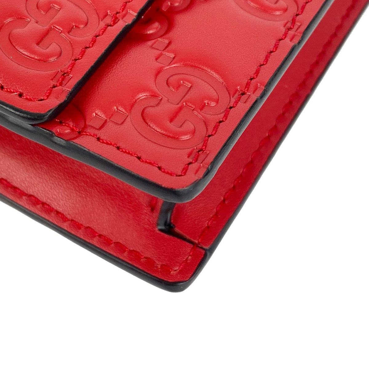 Gucci Red Mini Cherries Supreme Bag