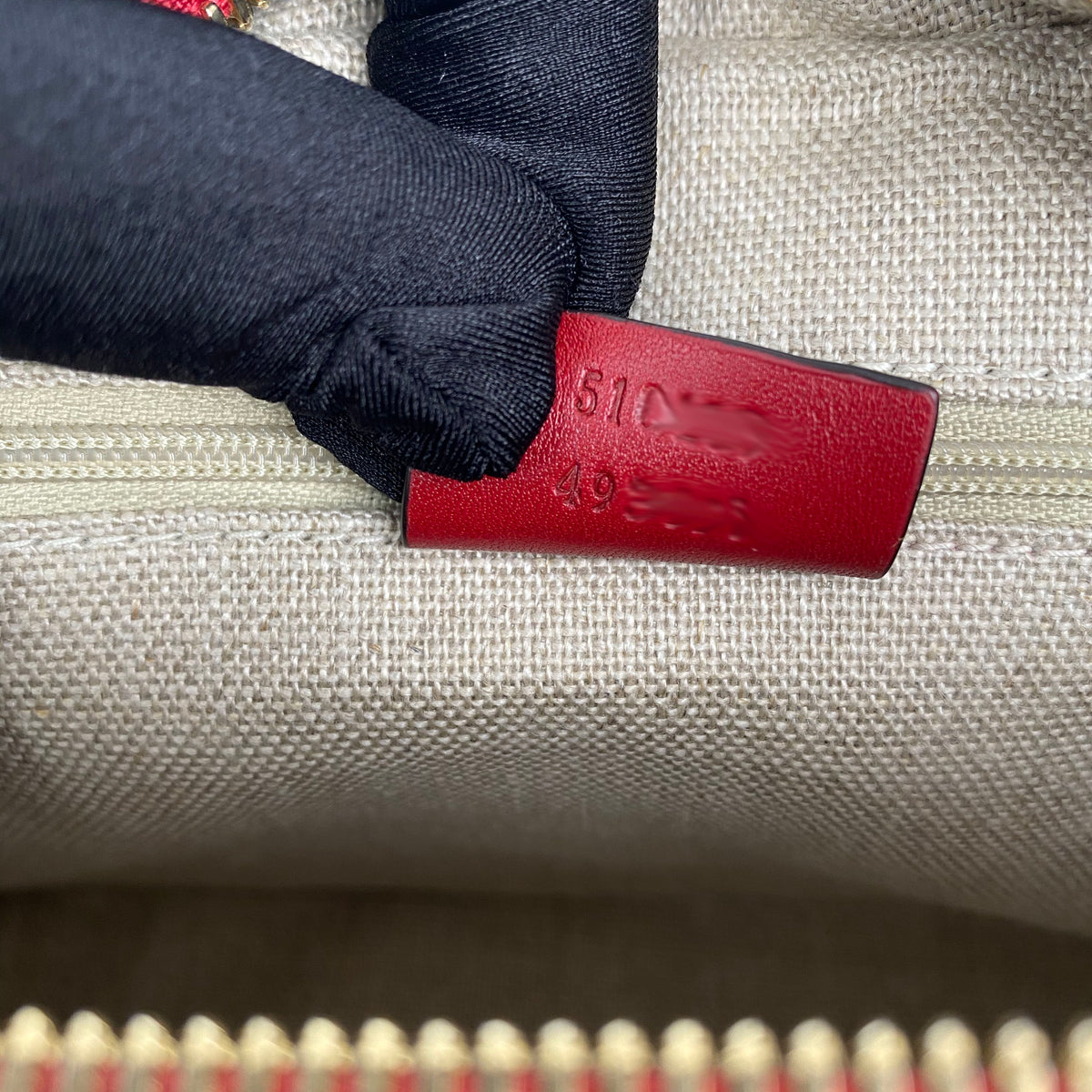 Gucci Red Small Guccissima Shoulder Bag