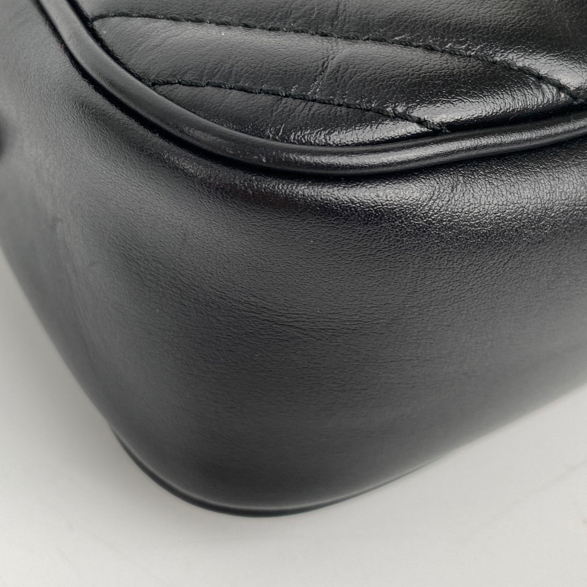 Gucci Small Black GG Marmont Shoulder Bag