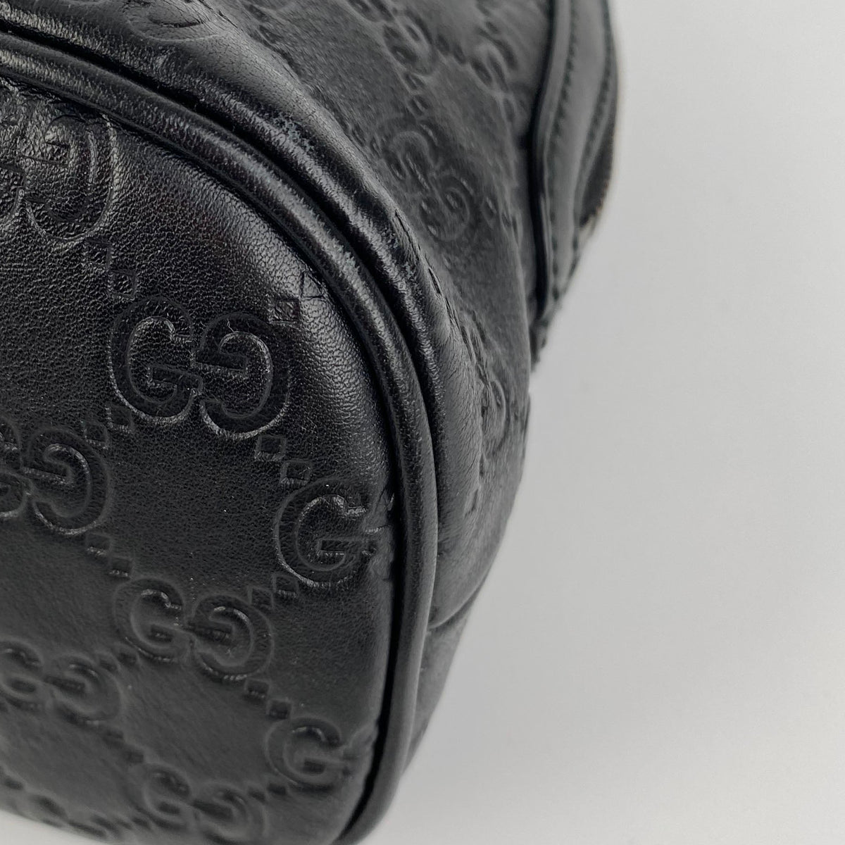 Gucci Small Black GG Shoulder Bag