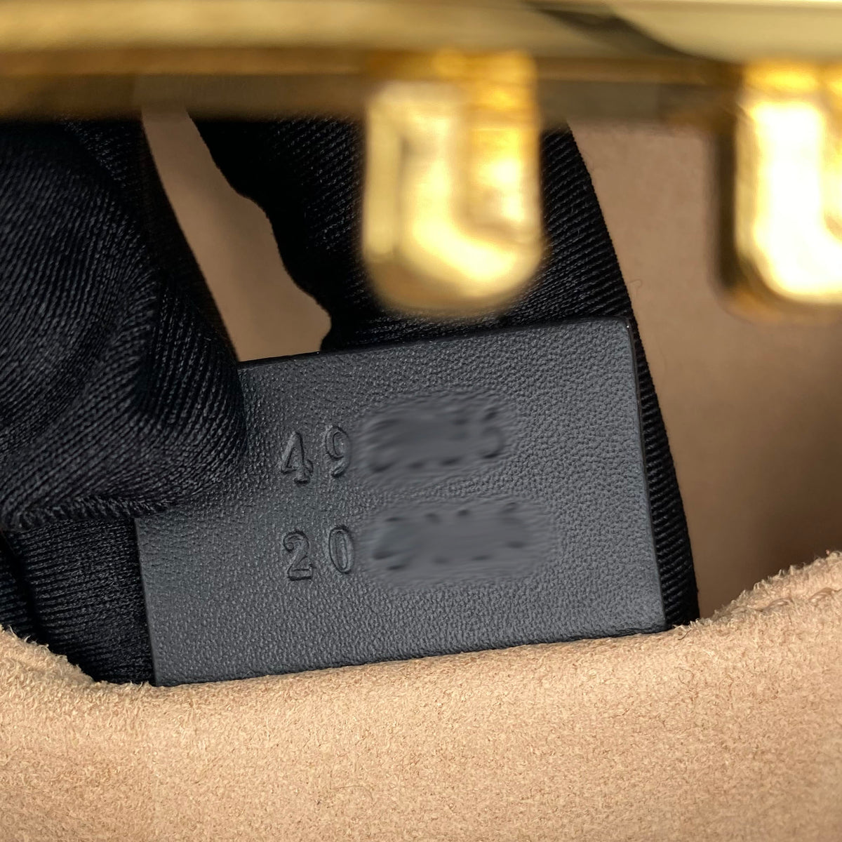 Gucci Small Monogram Bees Padlock Bag