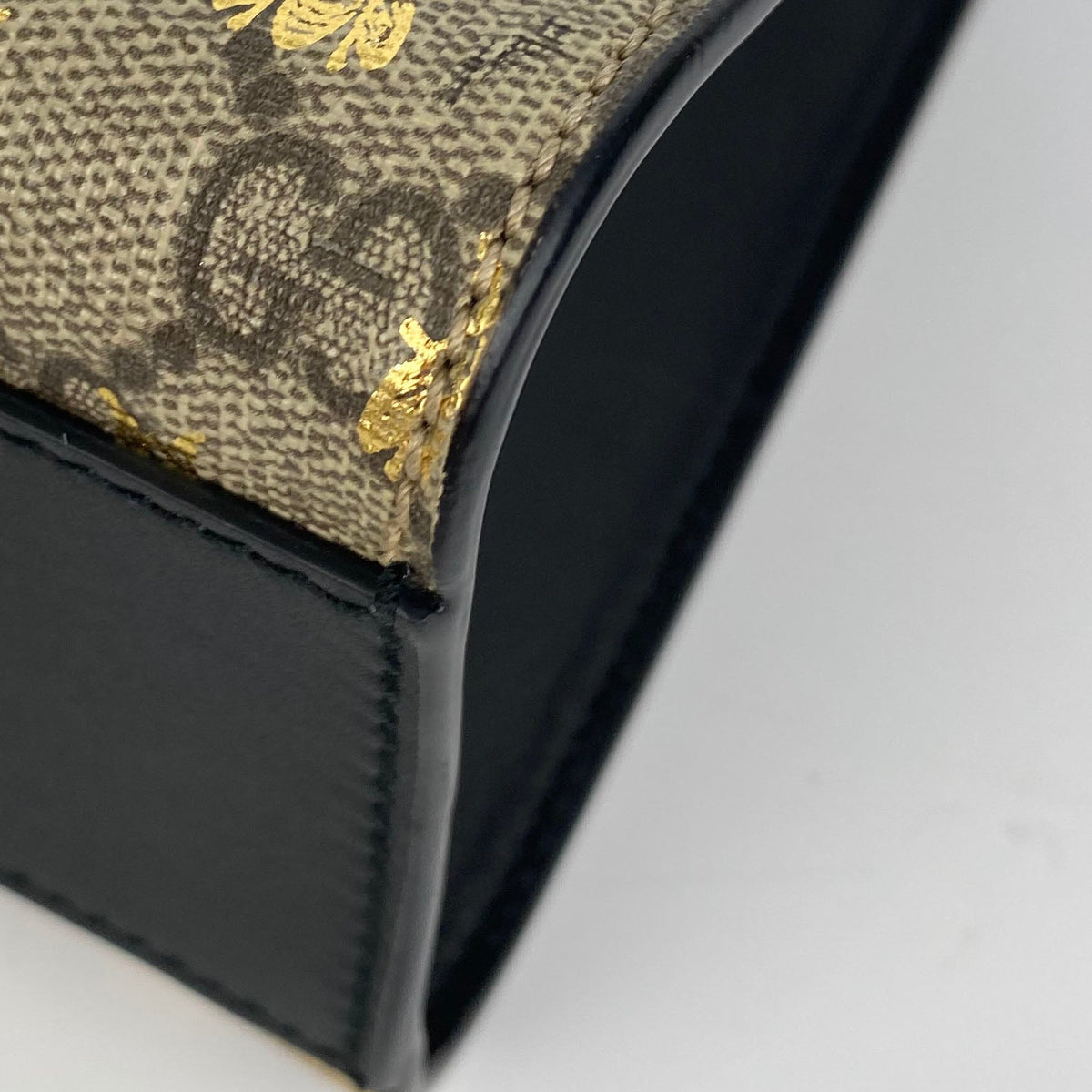 Gucci Small Monogram Bees Padlock Bag