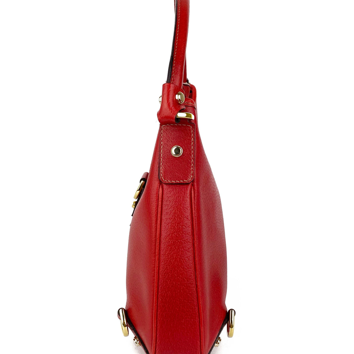 Gucci Vintage Red Hobo Bag