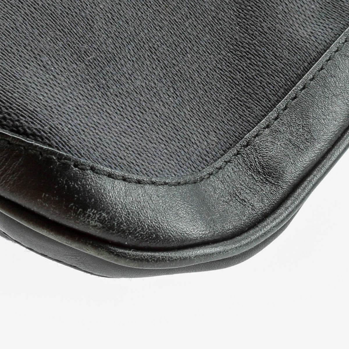 GUCCI Vintage Horsebit Canvas Messenger Bag - Black - OUTLET FINAL SALE