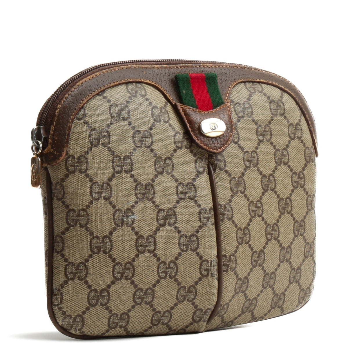 GUCCI Vintage GG Plus Canvas Web Crossbody - FINAL SALE OUTLET
