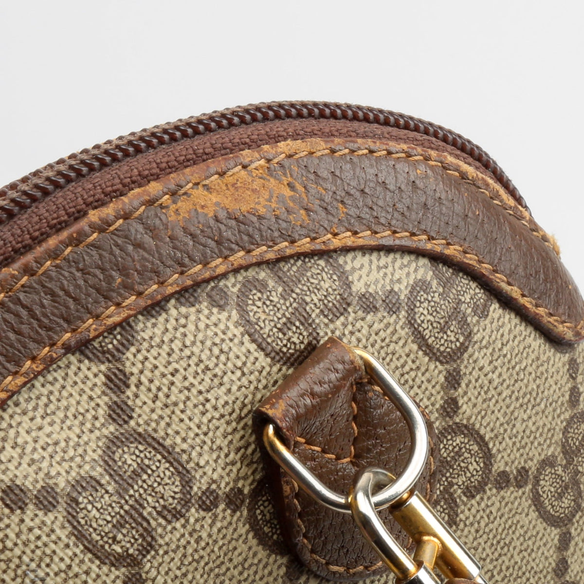 GUCCI Vintage GG Plus Canvas Web Crossbody - FINAL SALE OUTLET